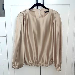 Zara. Small. Gold(ish) Blouse